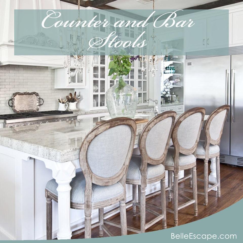Colorful Counter and Bar Stools - Belle Escape