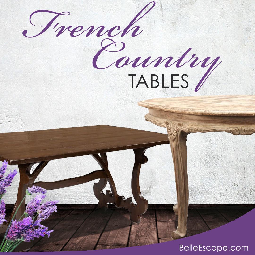 French Country Dining Table Guide - Belle Escape