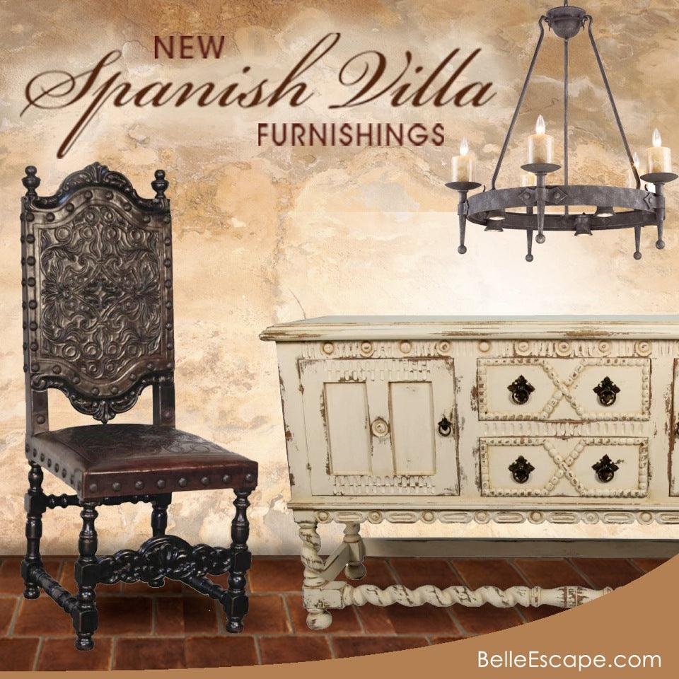 Spanish Villa Furnishings - Belle Escape