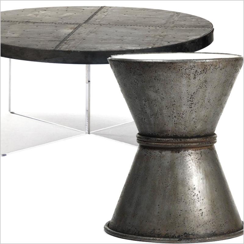 Industrial Chic Accent Tables - Belle Escape