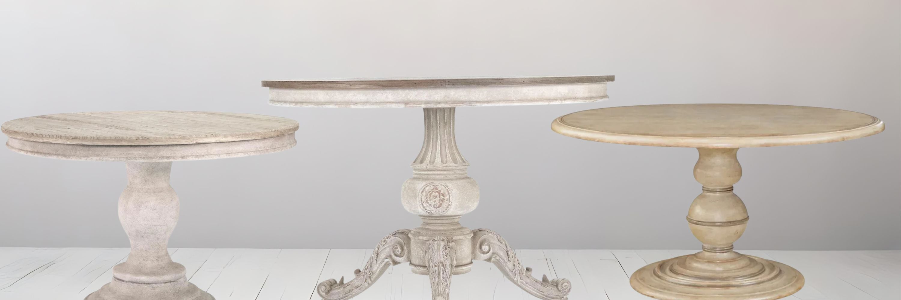 Pedestal Dining Tables - Belle Escape