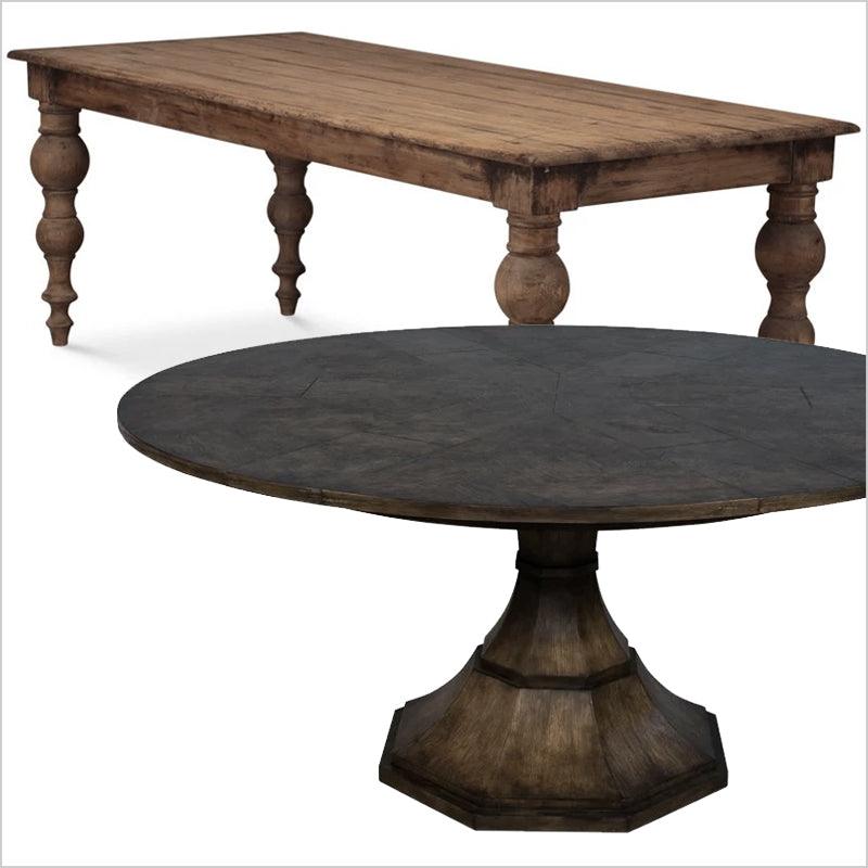 Rustic Dining Tables - Belle Escape