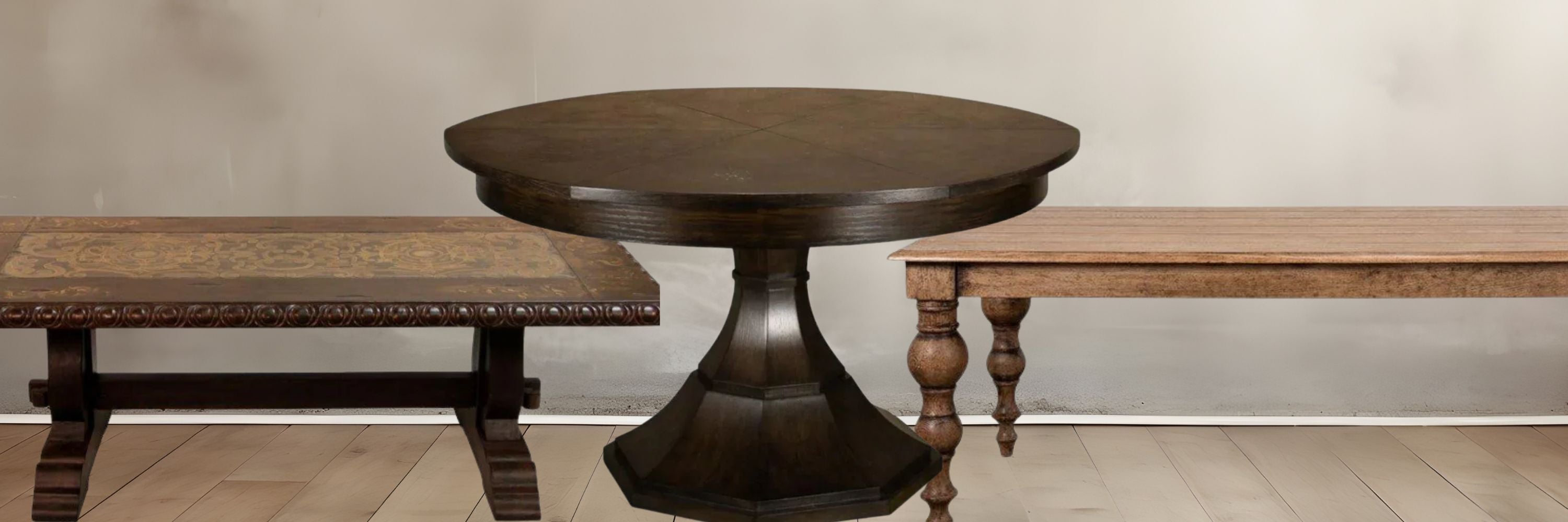 Rustic Dining Tables - Belle Escape