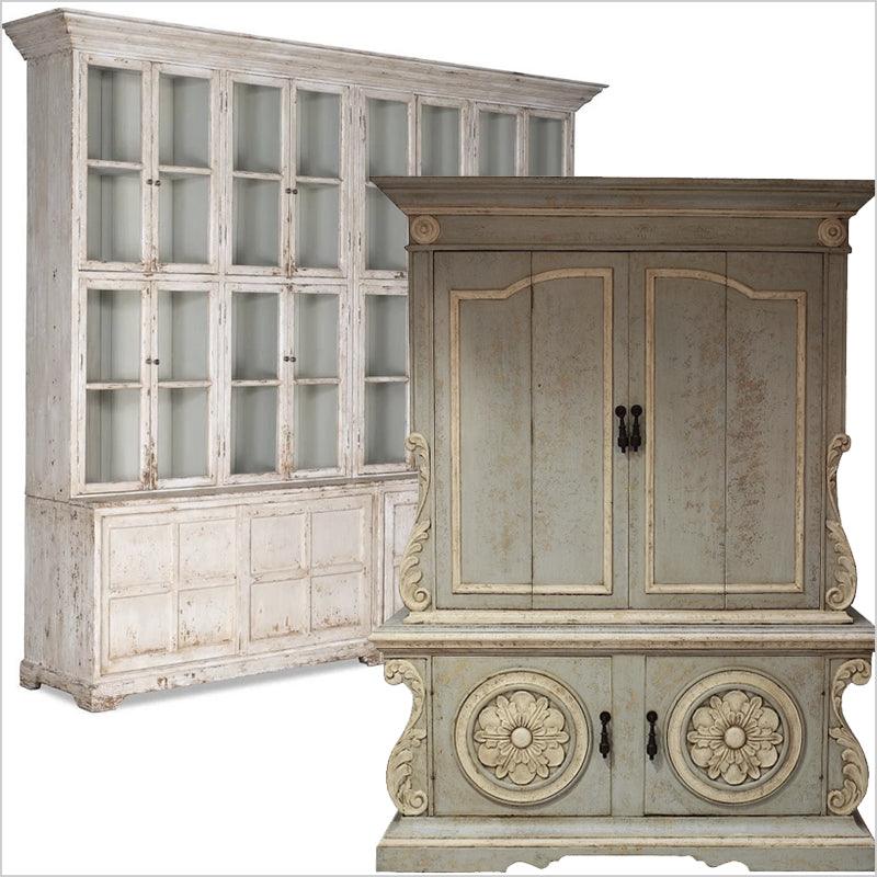 Shabby Chic Armoires & Cabinets - Belle Escape