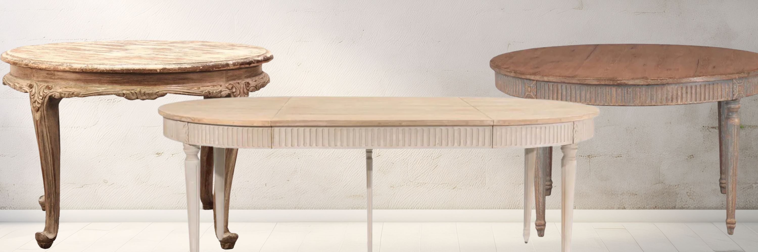 Shabby Chic Dining Tables - Belle Escape