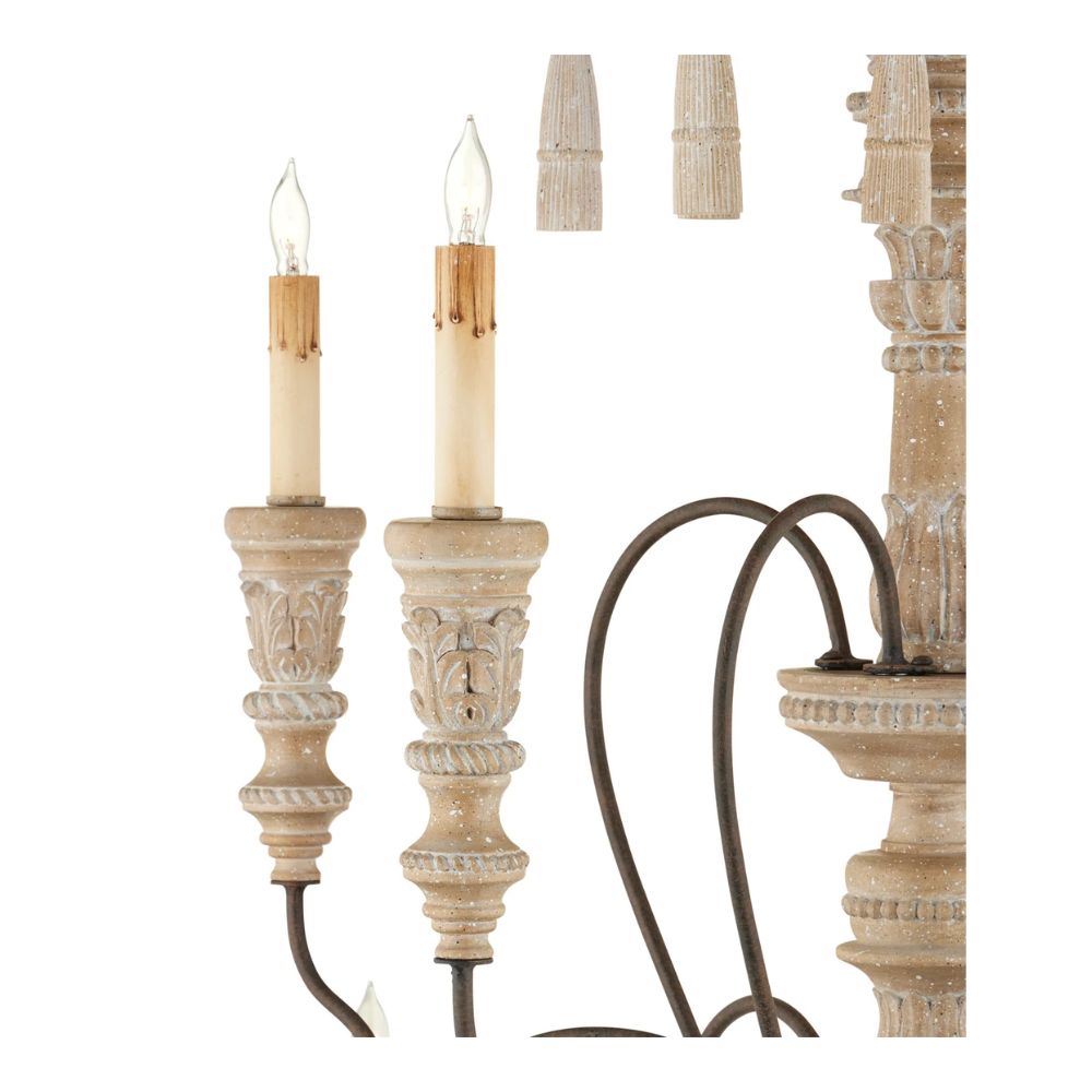 Large French Shabby Chic Chandelier