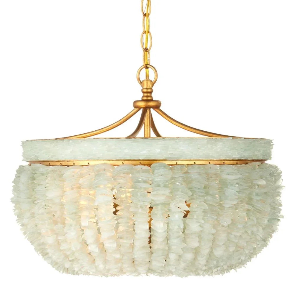 Gilded Seaglass Chandelier