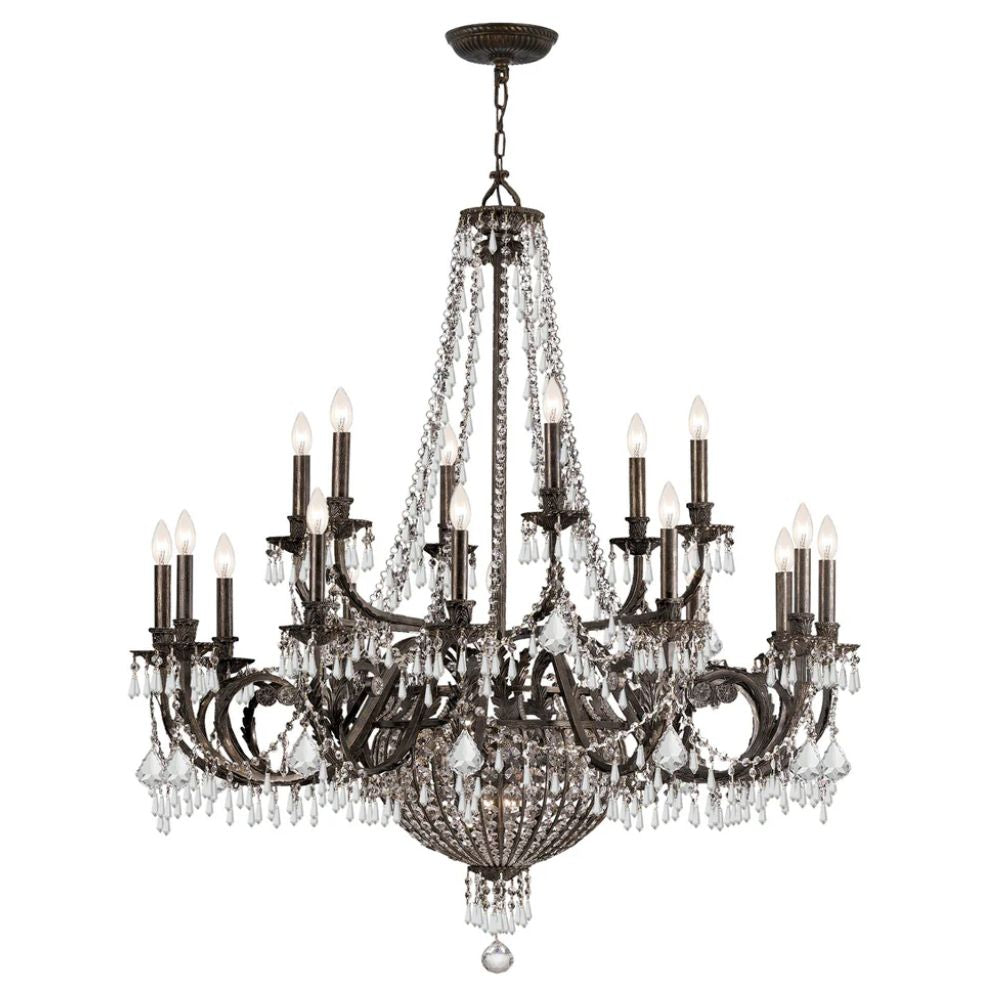 Vanderbilt Faceted Crystal Chandelier