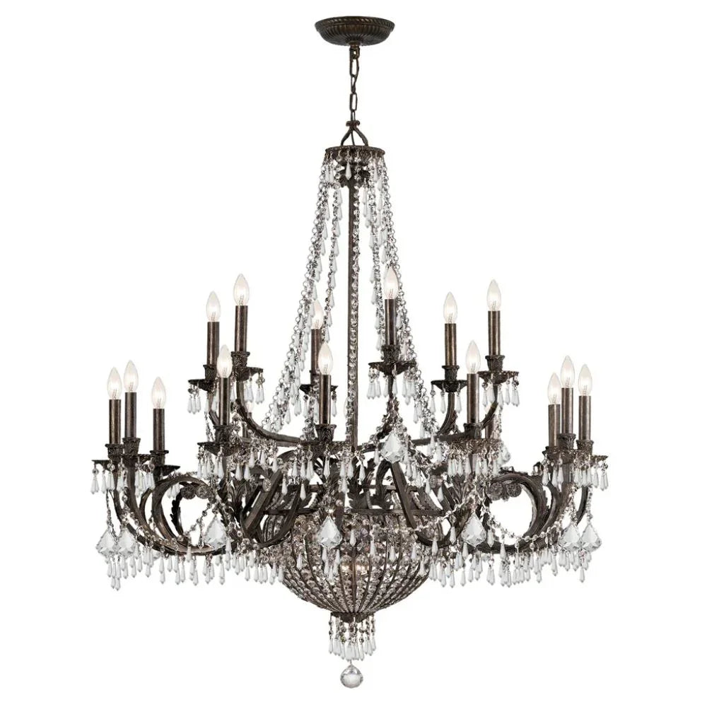 Vanderbilt Faceted Crystal Chandelier