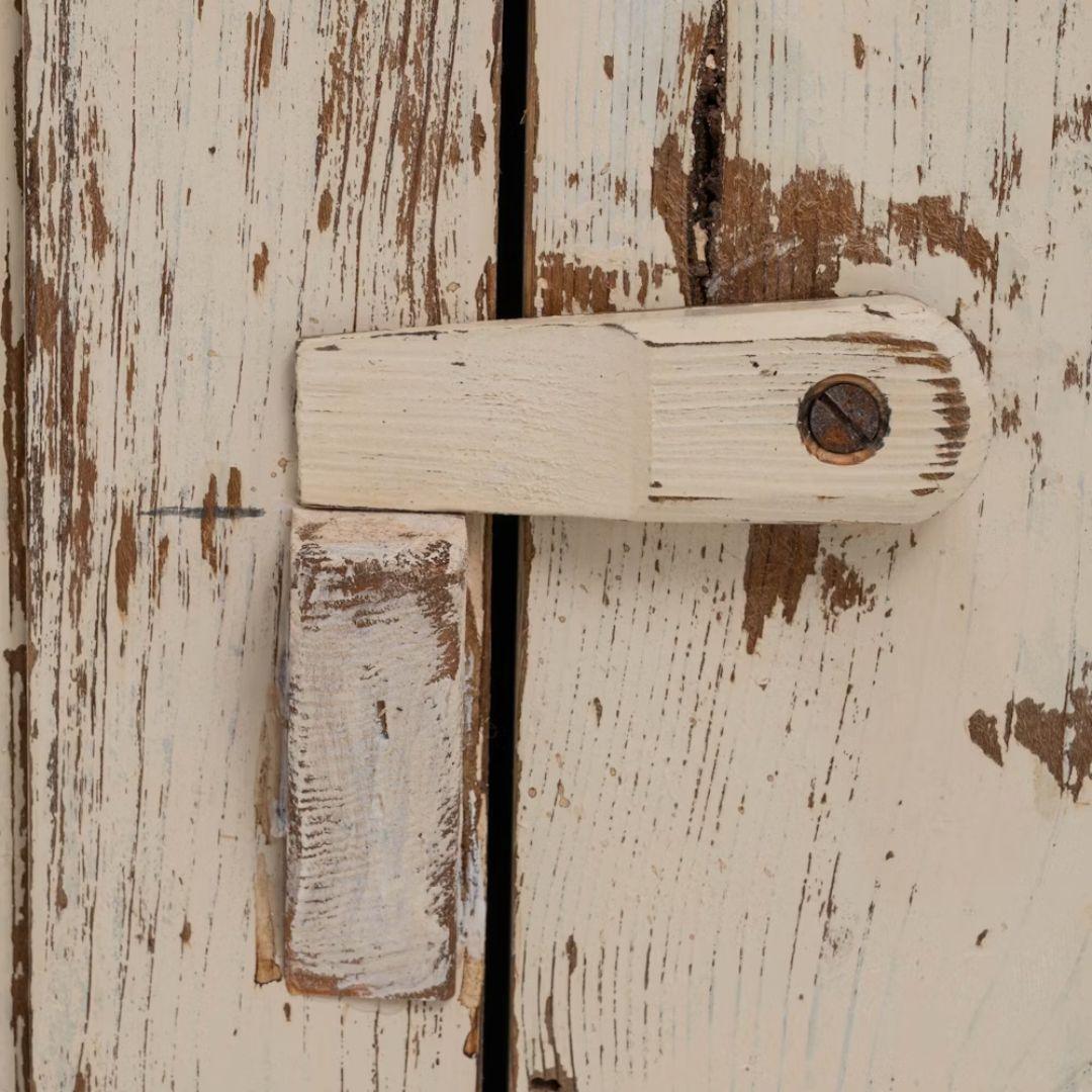 Portuguese Antique Wooden Vitrine, Circa 1850