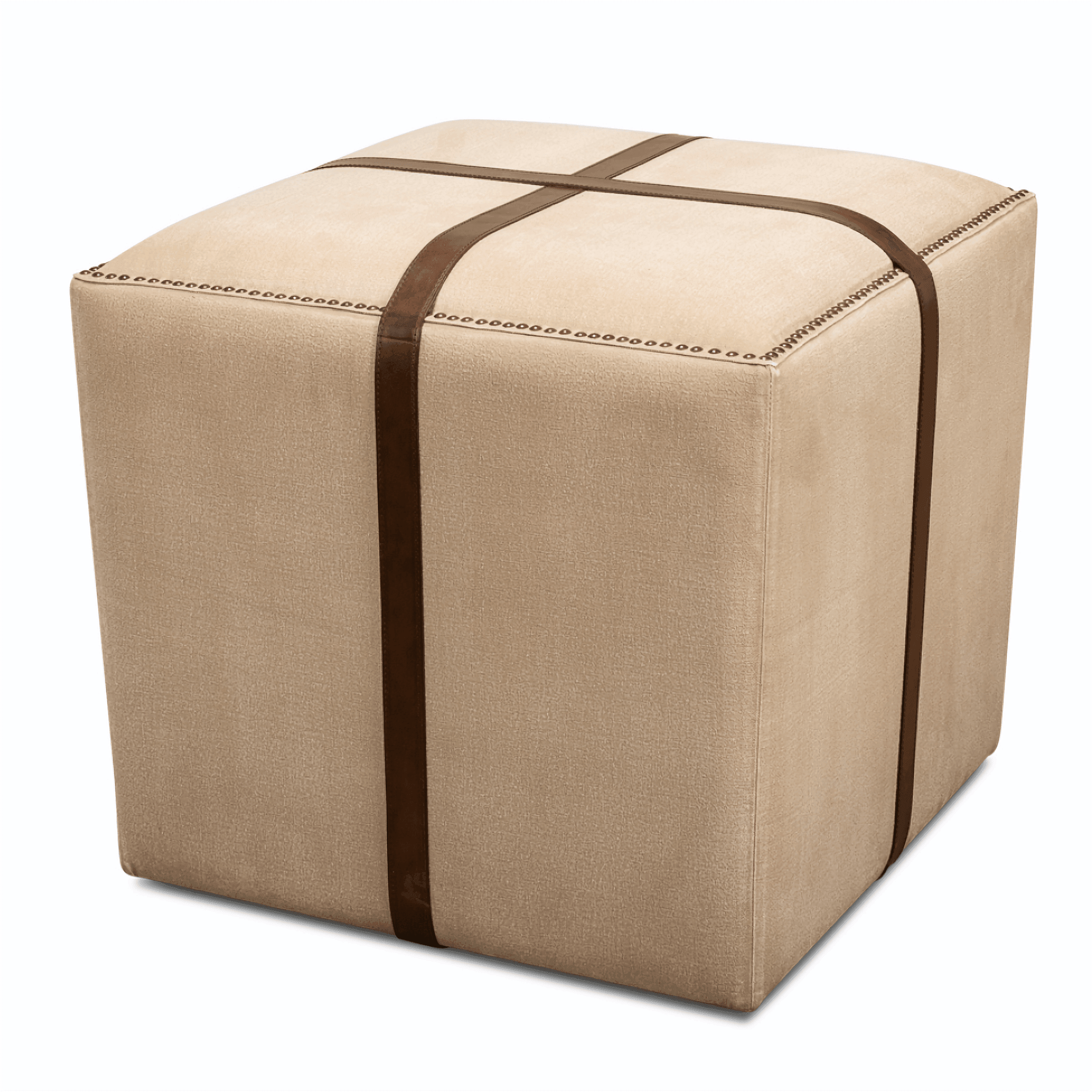 Strap Canvas & Leather Stool