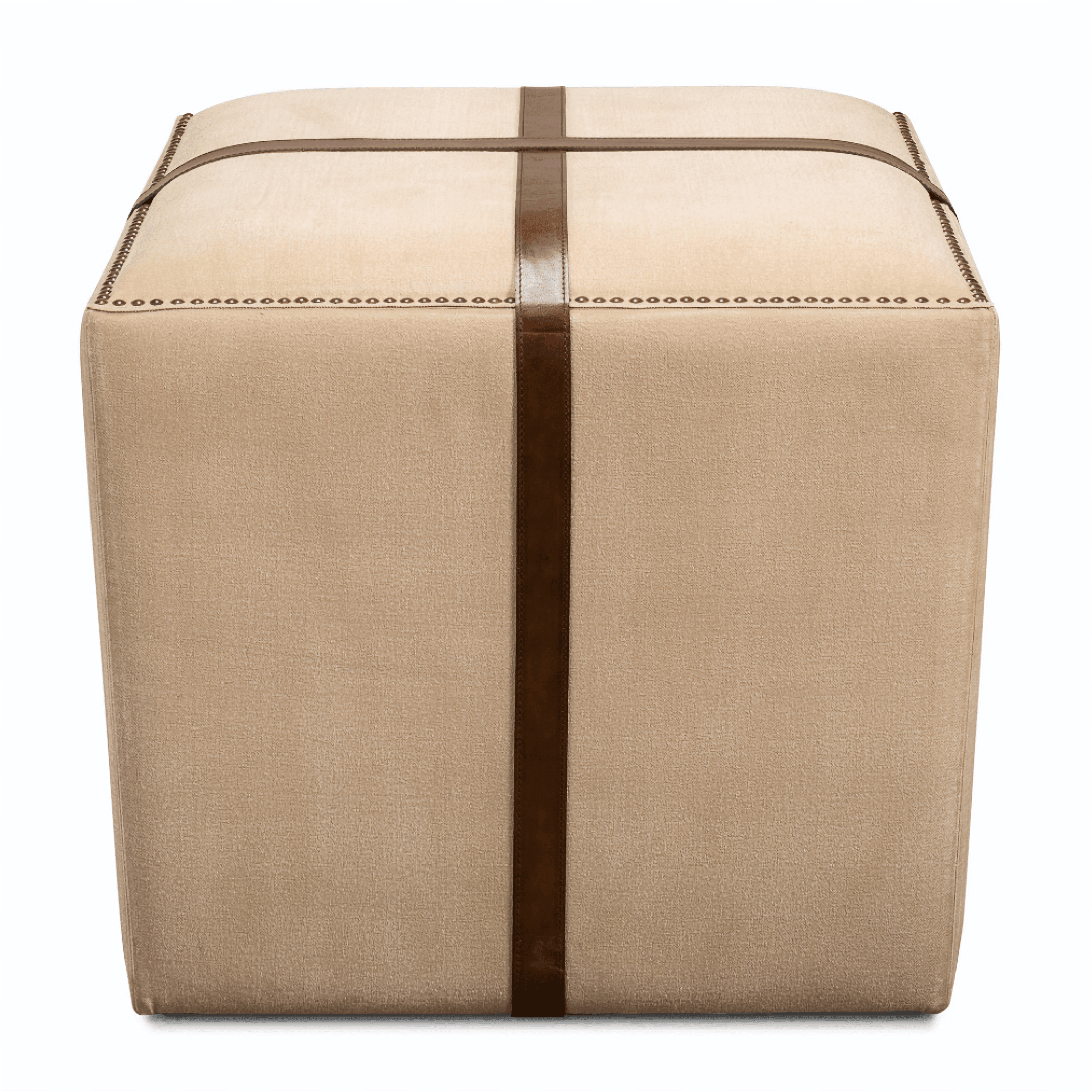 Strap Canvas & Leather Stool