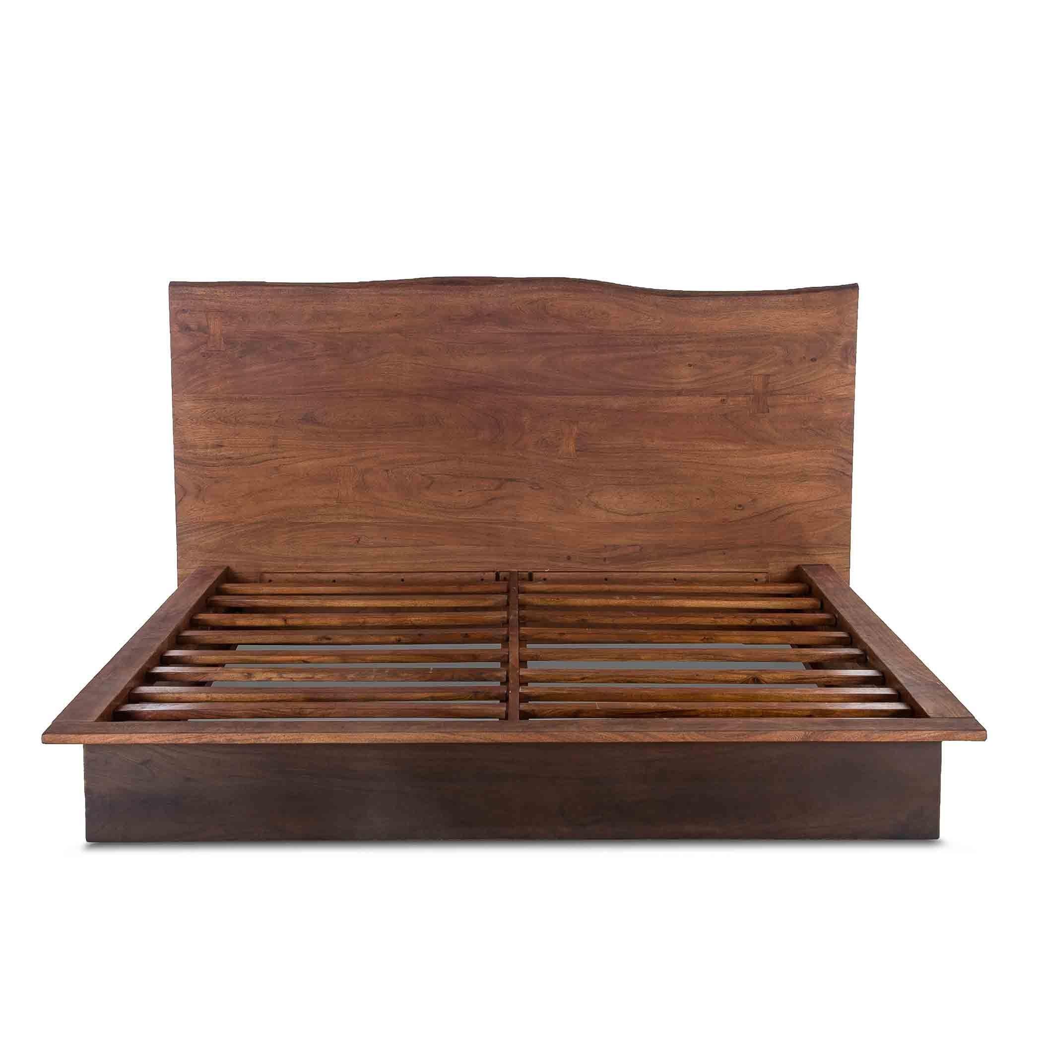 San Marino Acacia Wood Bed