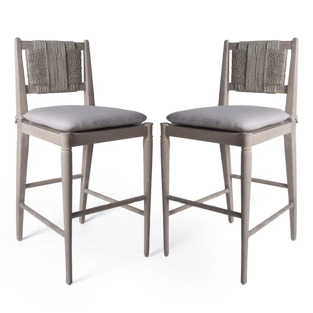 Cadiz Rush Back Counter Stool