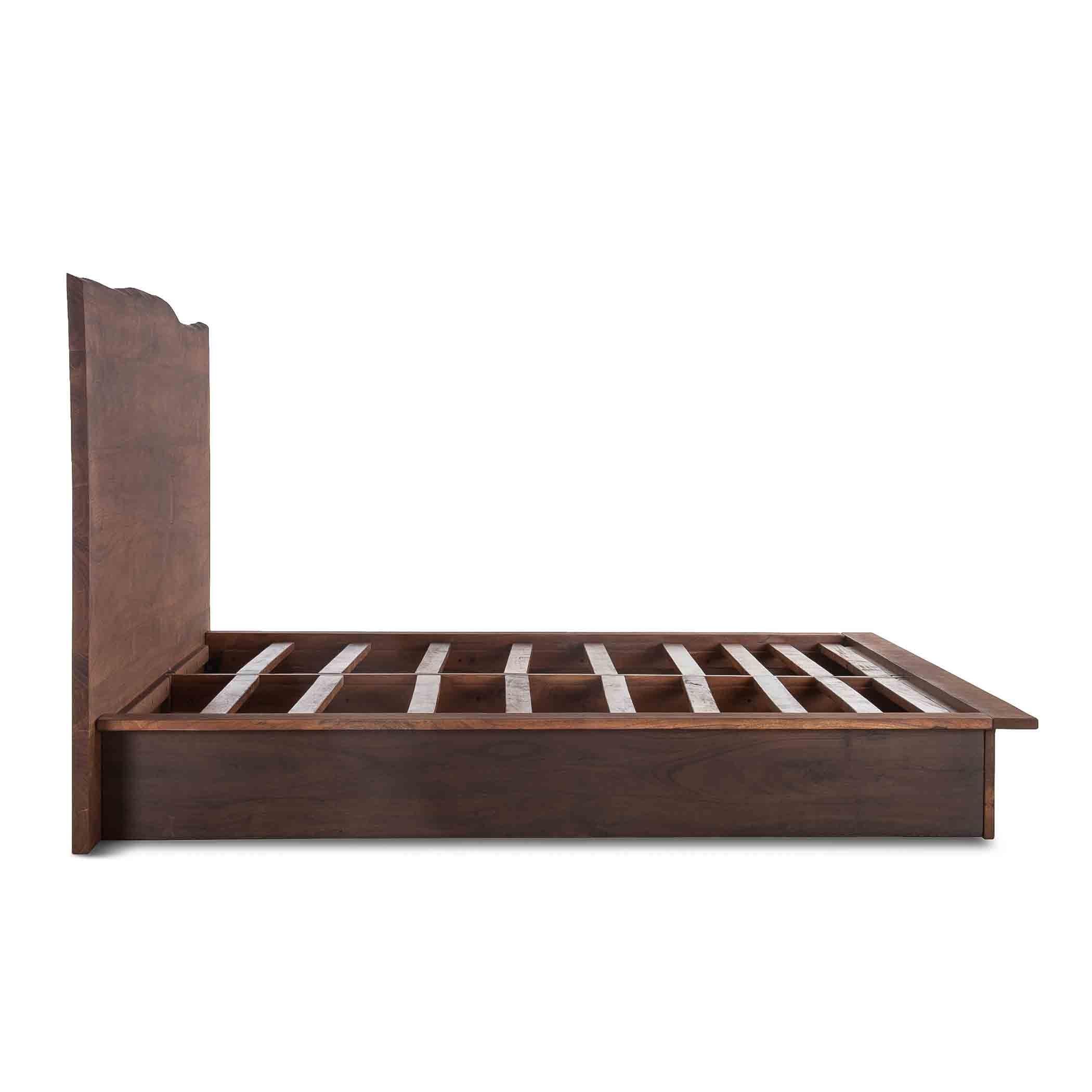 San Marino Acacia Wood Bed