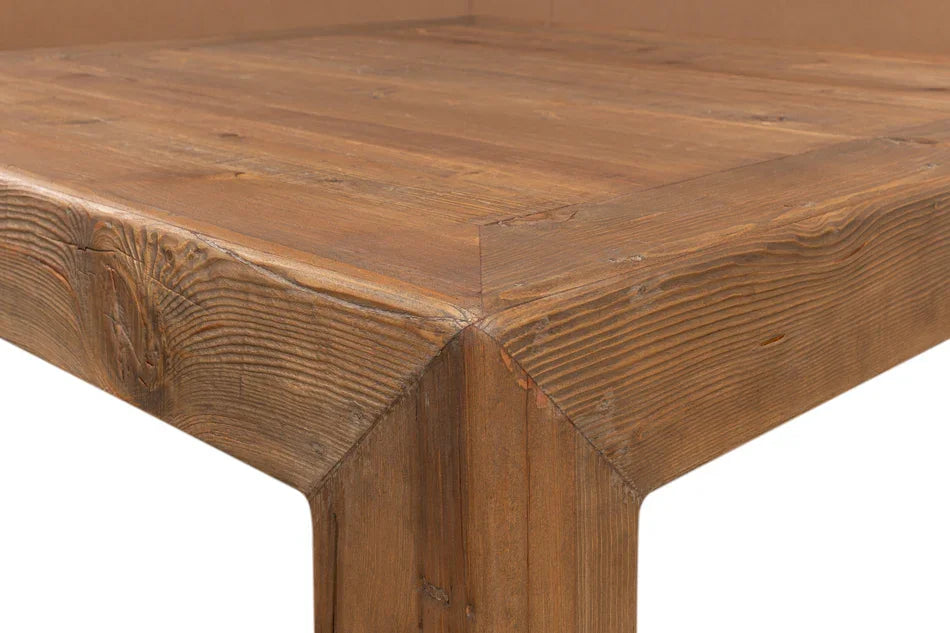 Brown Farmhouse Planked Coffee Table