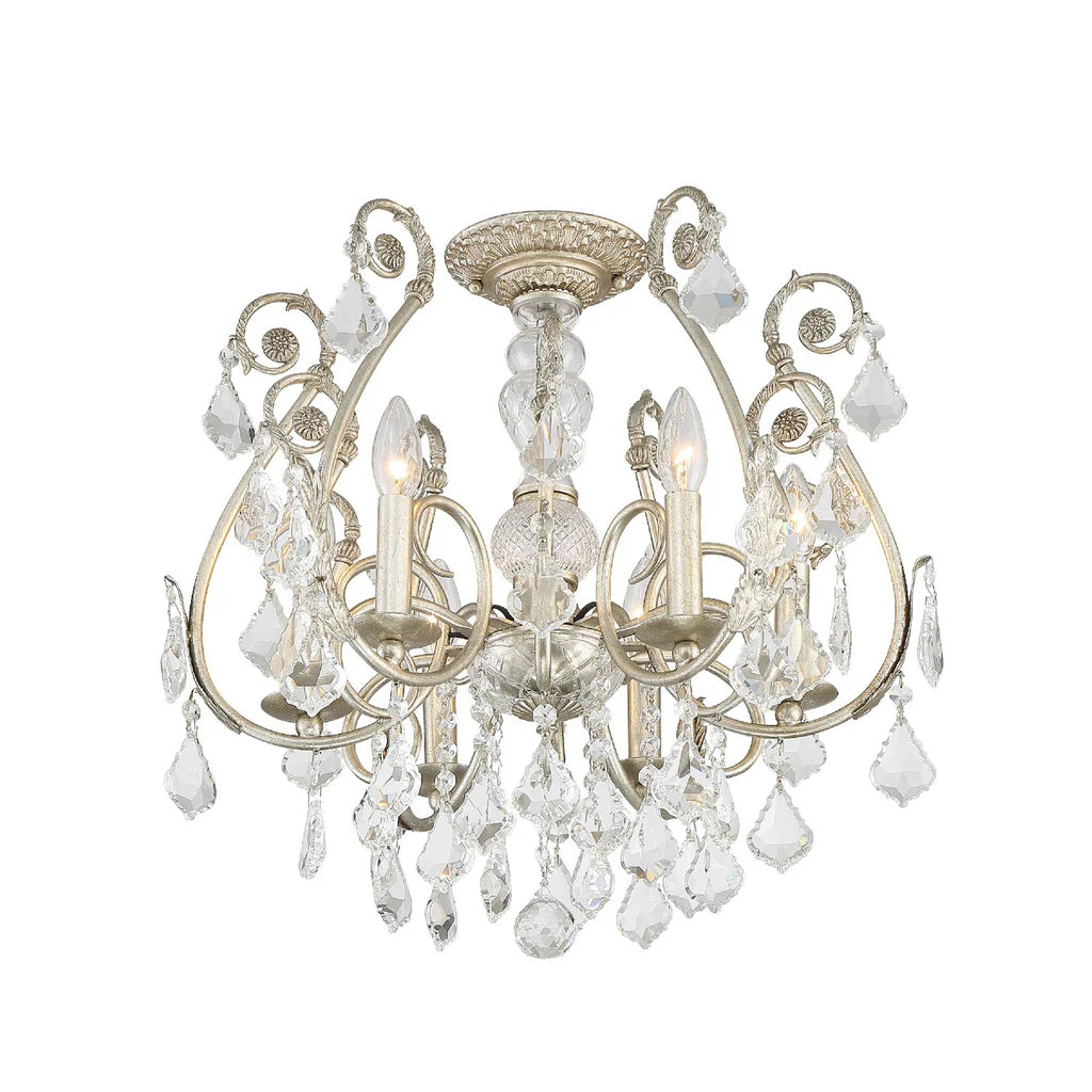 Olde Silver Vintage Chandelier