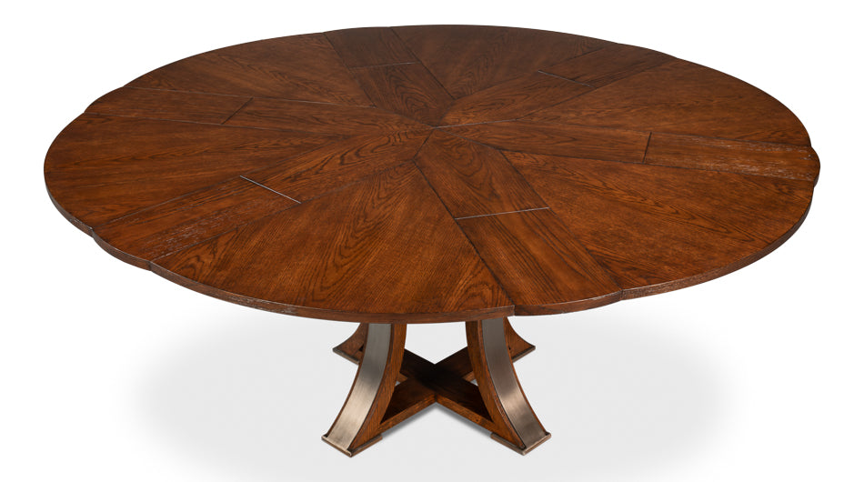 Palladio Brown Tower Jupe Dining Table - Medium