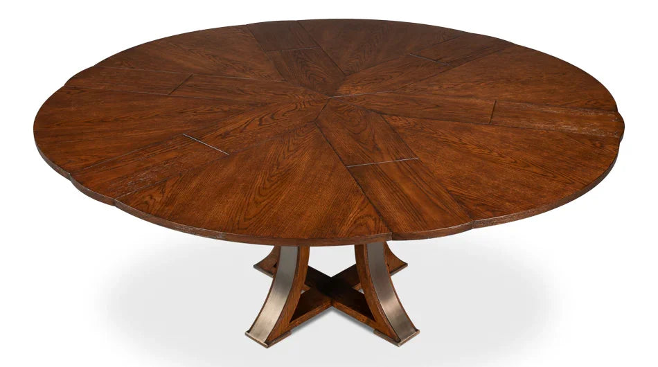 Palladio Brown Tower Jupe Dining Table