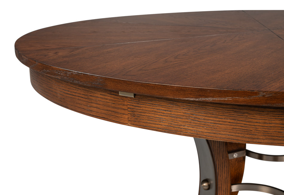 Palladio Brown Tower Jupe Dining Table - Medium
