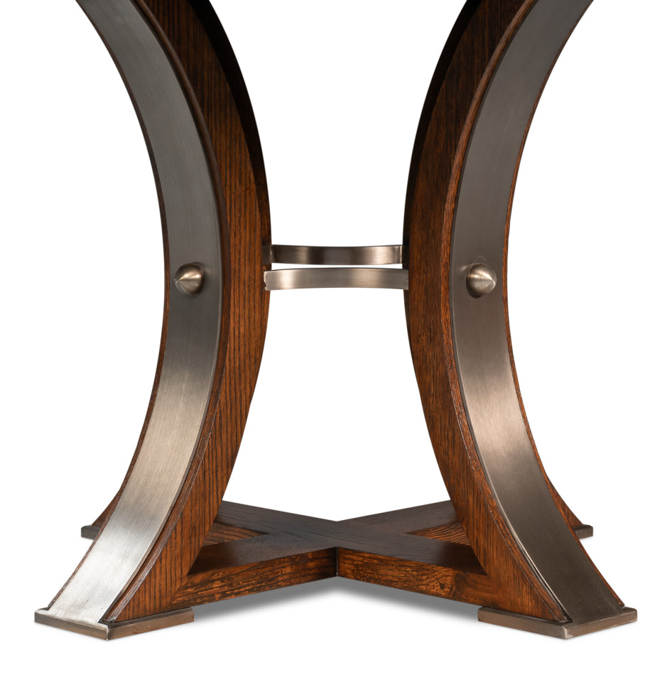 Palladio Brown Tower Jupe Dining Table - Medium