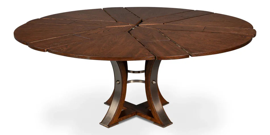 Palladio Brown Tower Jupe Dining Table
