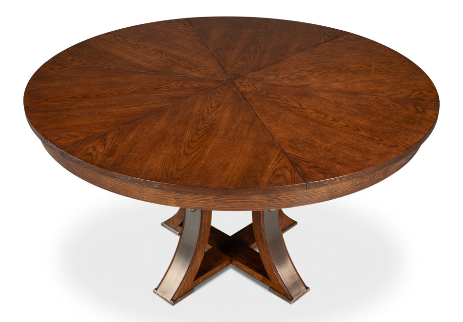 Palladio Brown Tower Jupe Dining Table - Medium