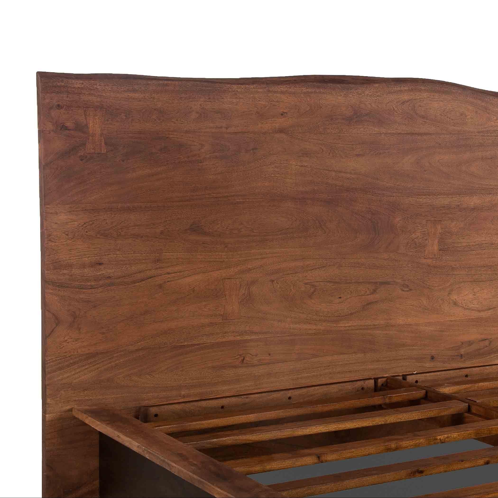 San Marino Acacia Wood Bed
