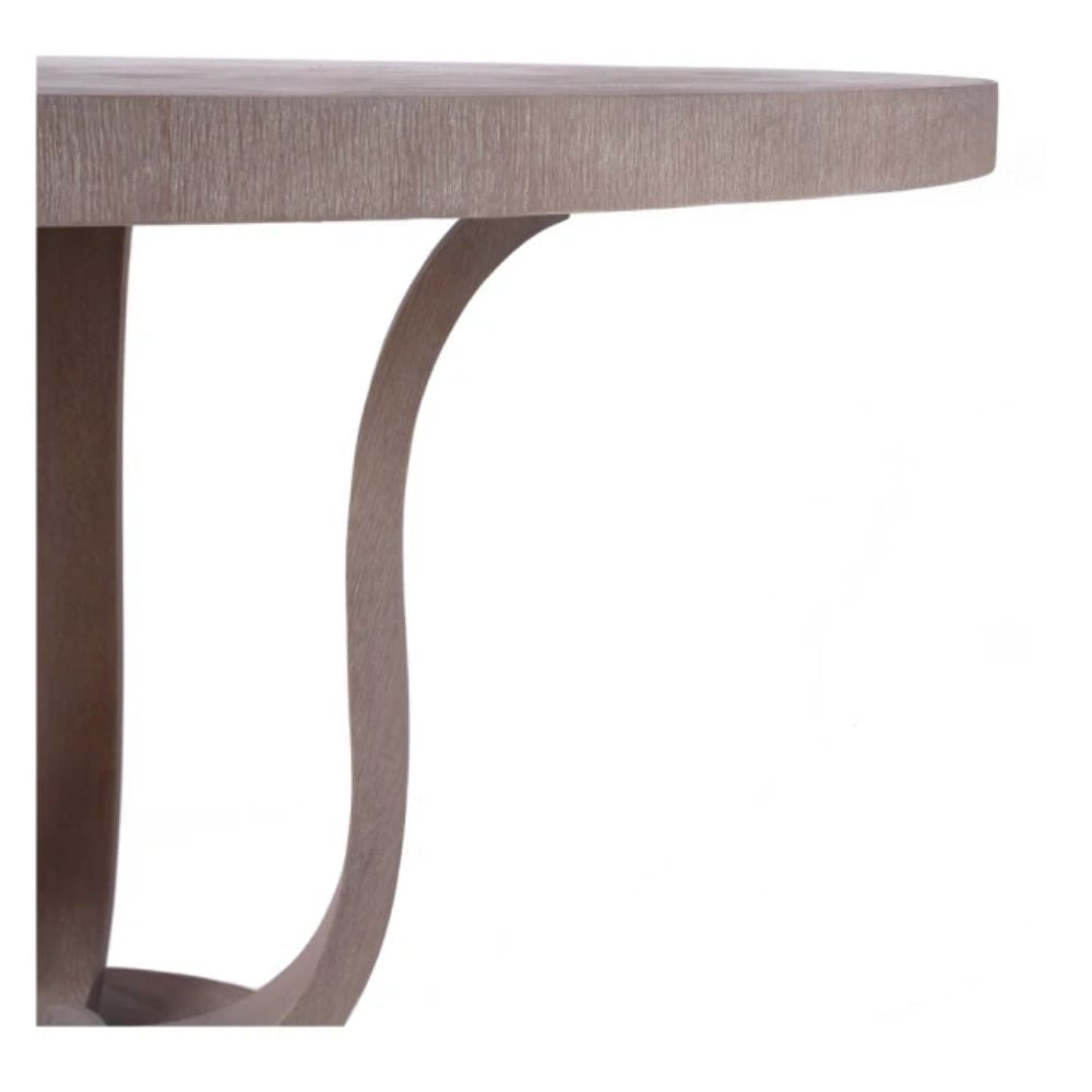 Modern Grey Parquet Top Dining Table
