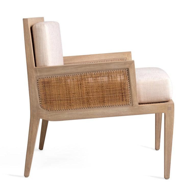 Modern Natural Cane Lounge Chair
