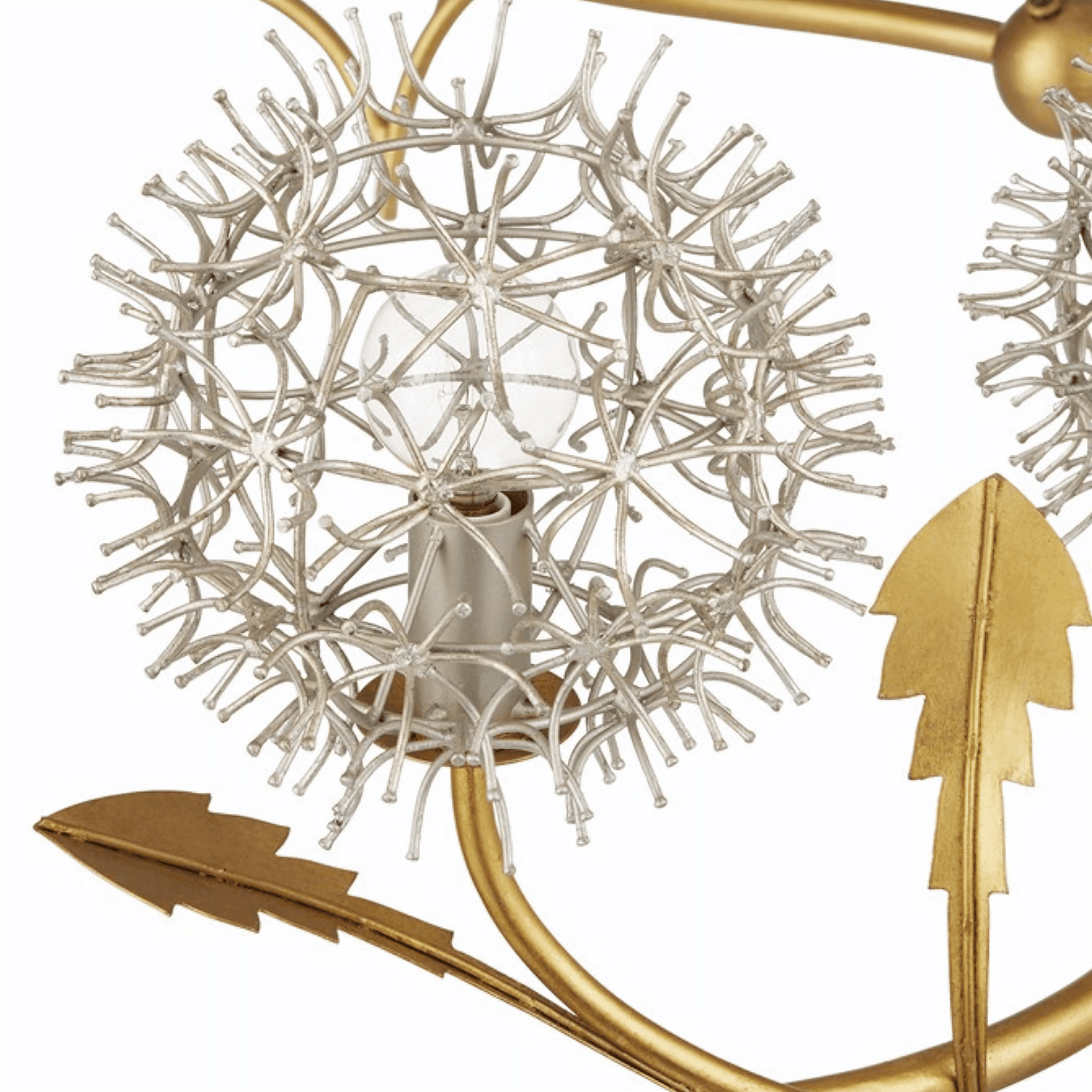 Wish Flower Silver & Gold Chandelier