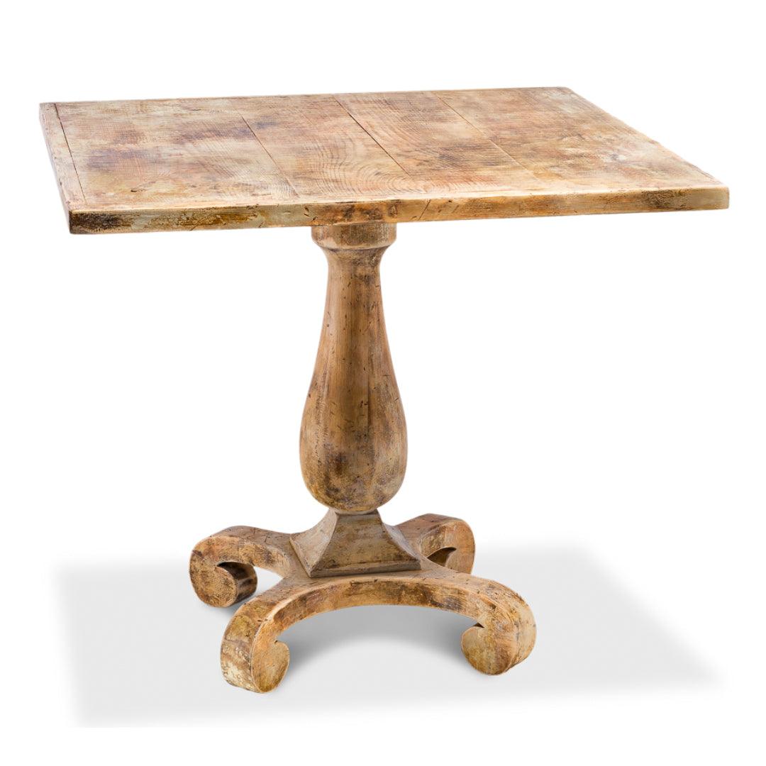 Antique Beige Bistro Table