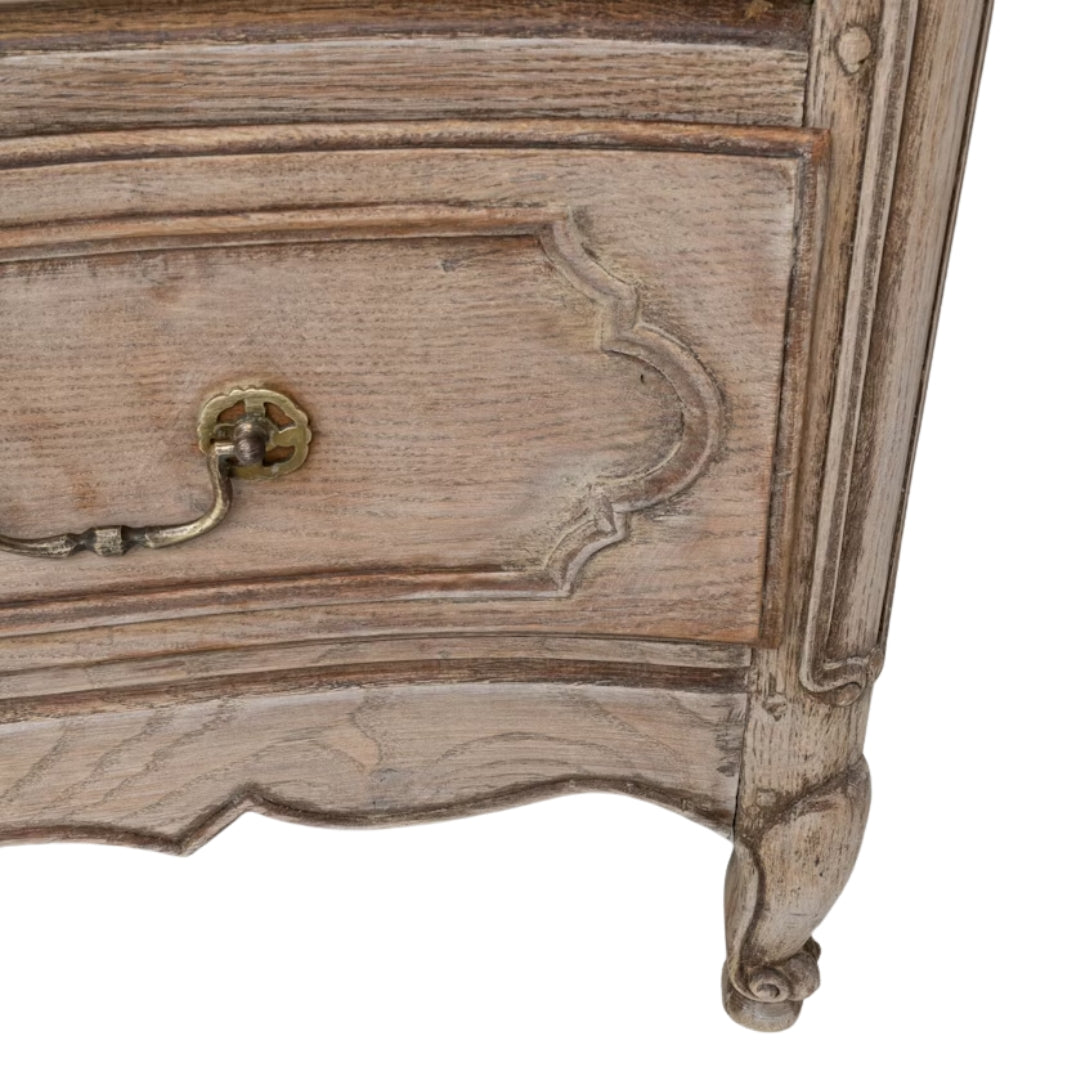Antique Belgian Oak Chest of Drawers, Circa 1820