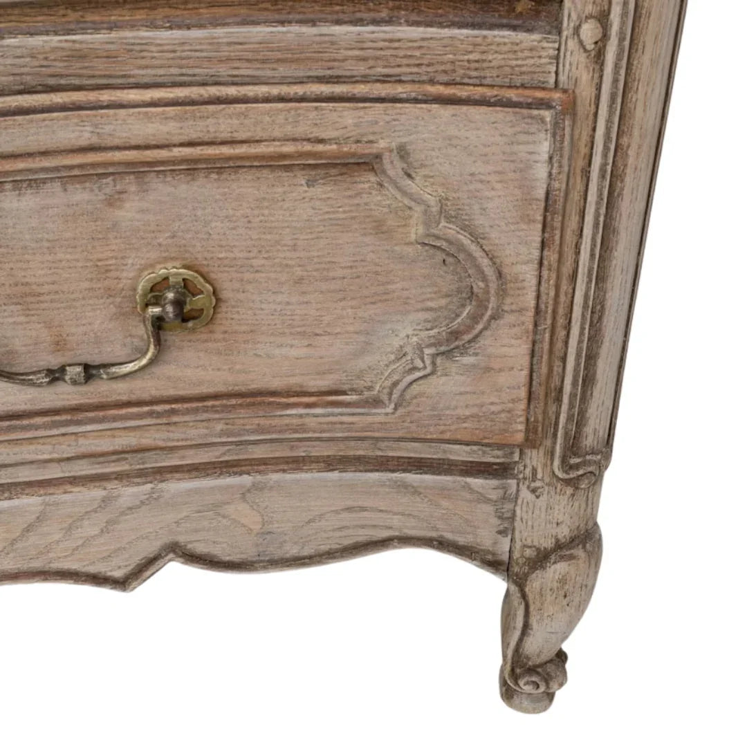 Antique Belgian Oak Chest of Drawers, Circa 1820