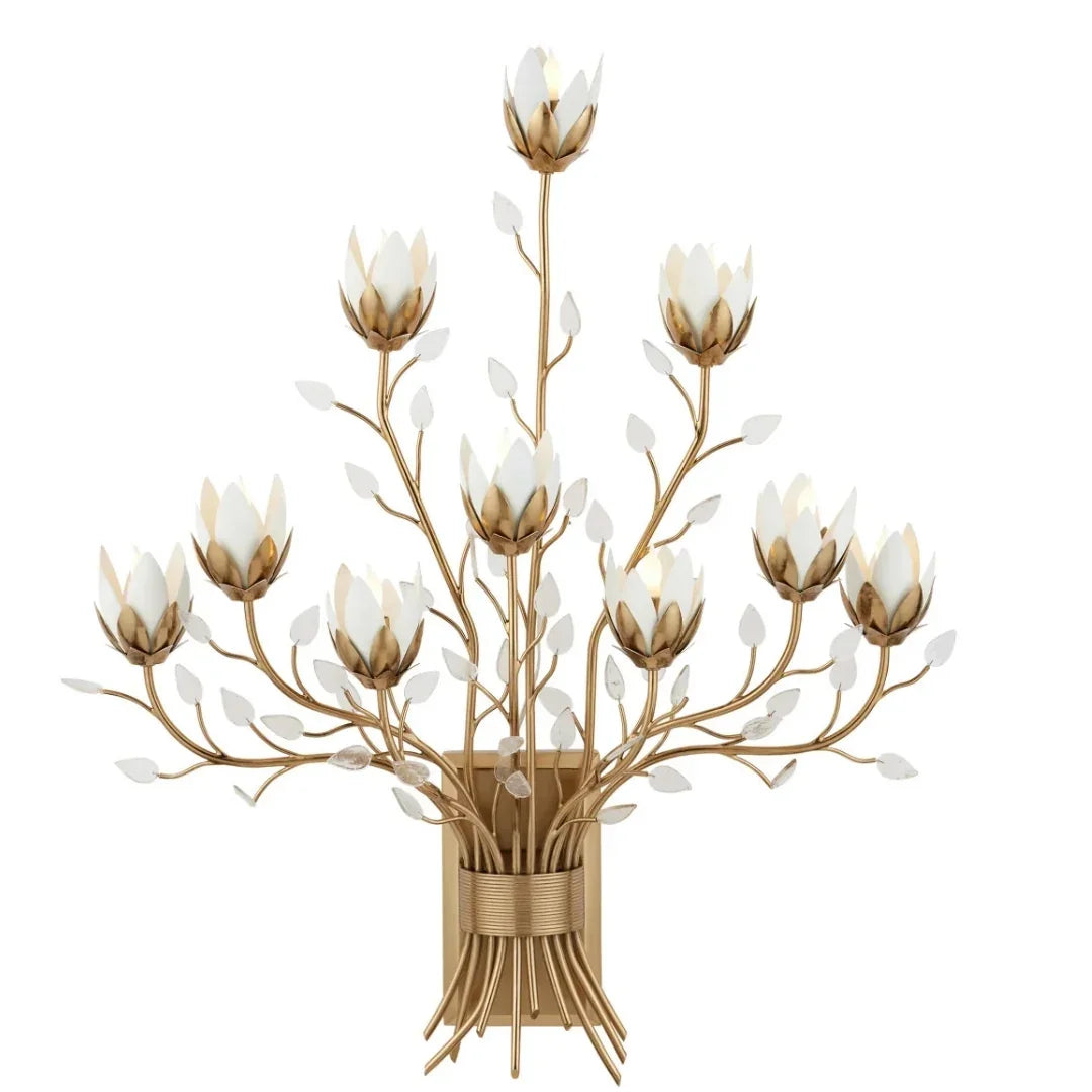 Magnolia Blossom Wall Sconce