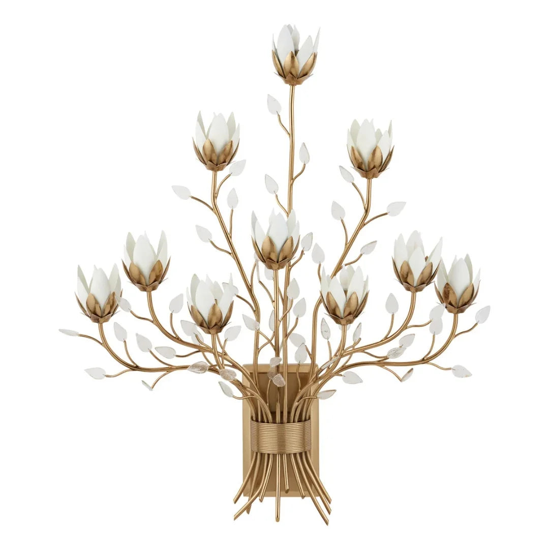 Magnolia Blossom Wall Sconce