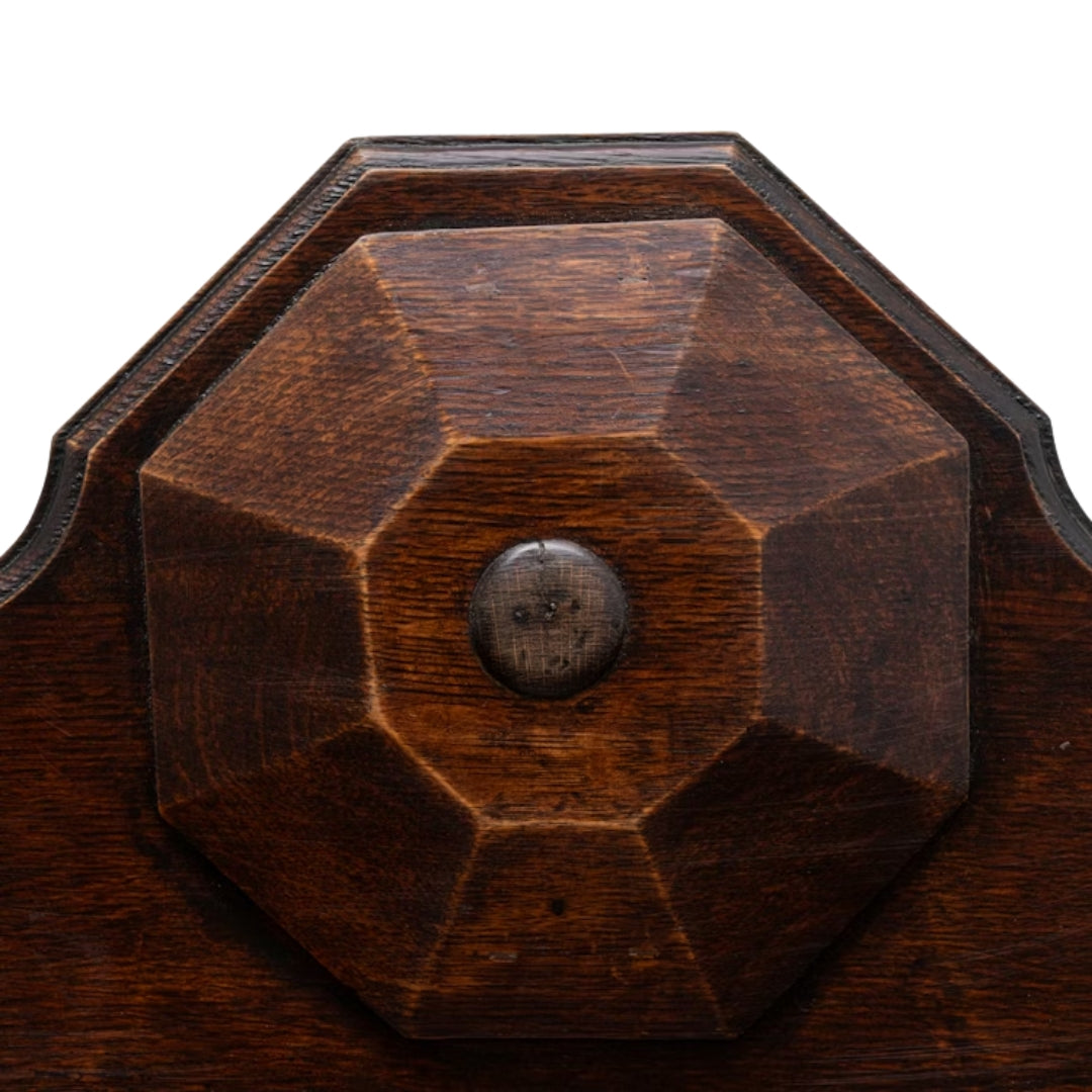 Richly Stained Vintage Wood Sideboard, Circa 1910