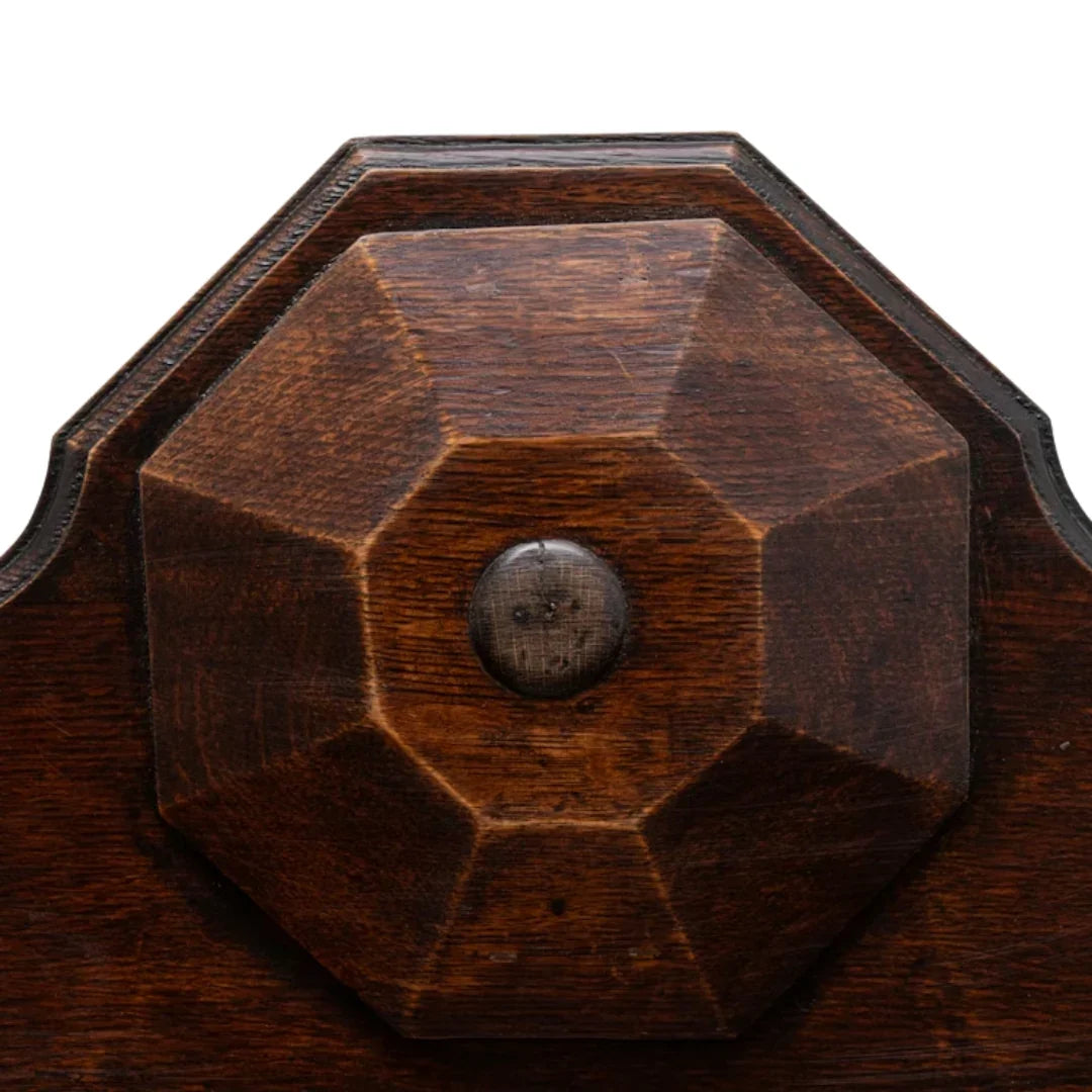 Richly Stained Vintage Wood Sideboard, Circa 1910