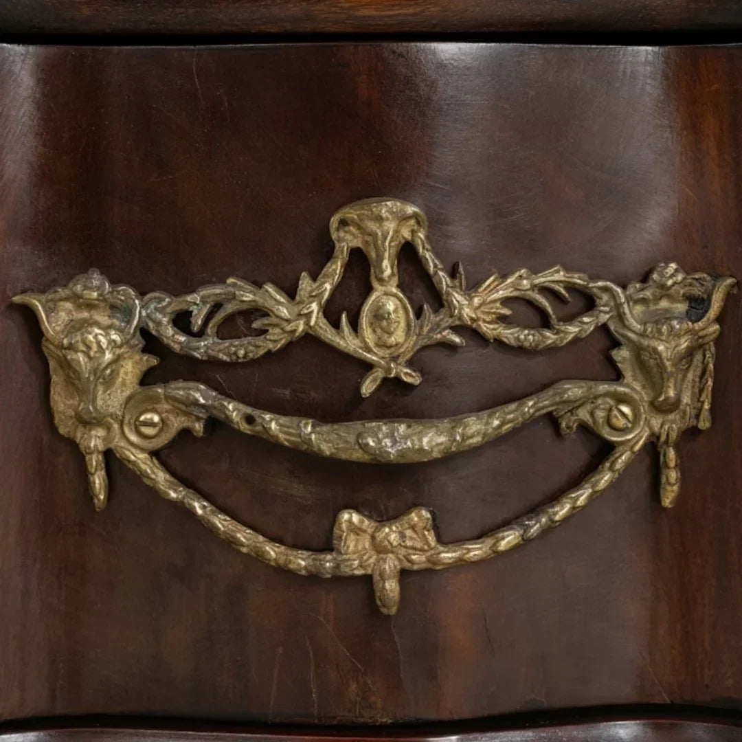 English Georgian Mahogany Display Cabinet, Circa 1820