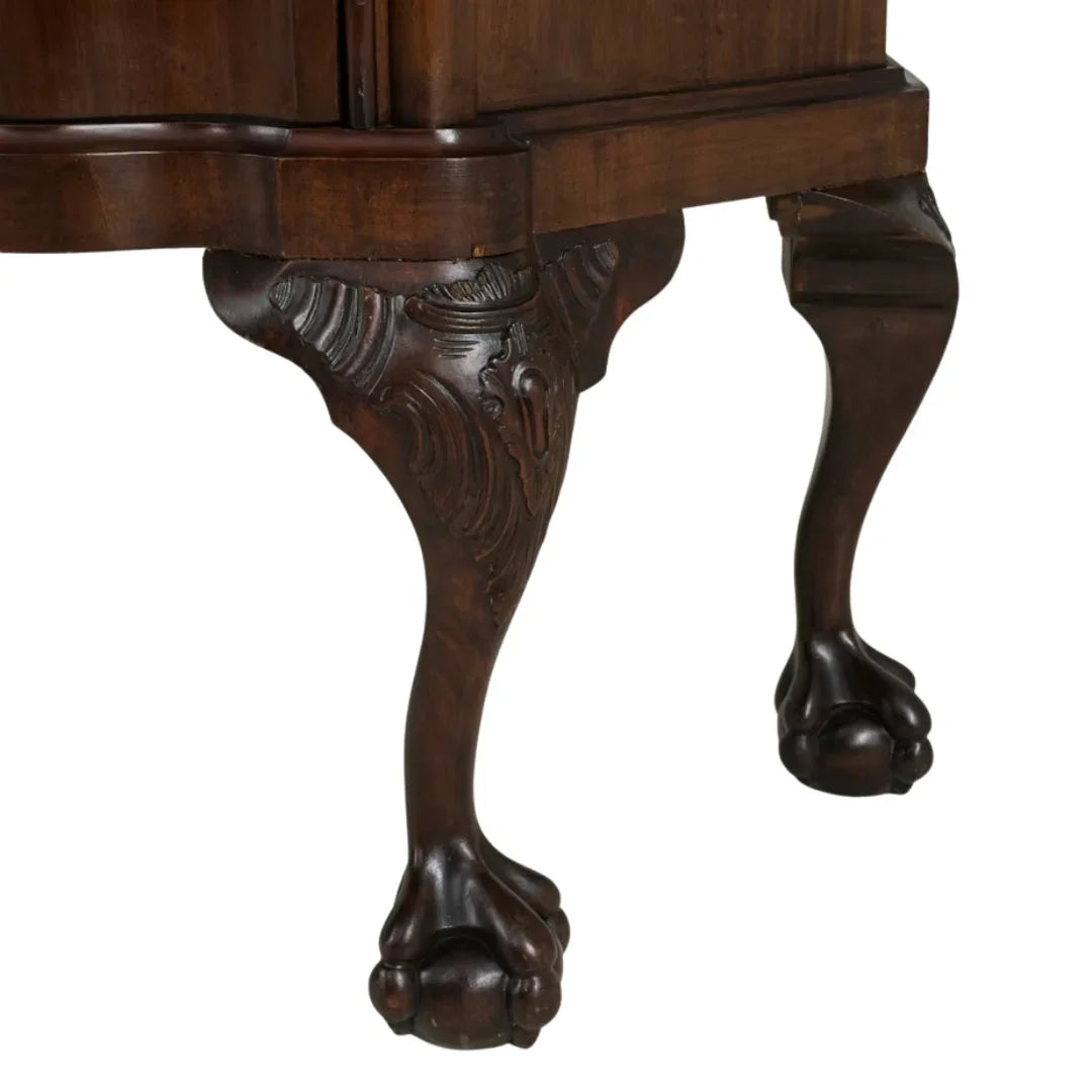 English Georgian Mahogany Display Cabinet, Circa 1820