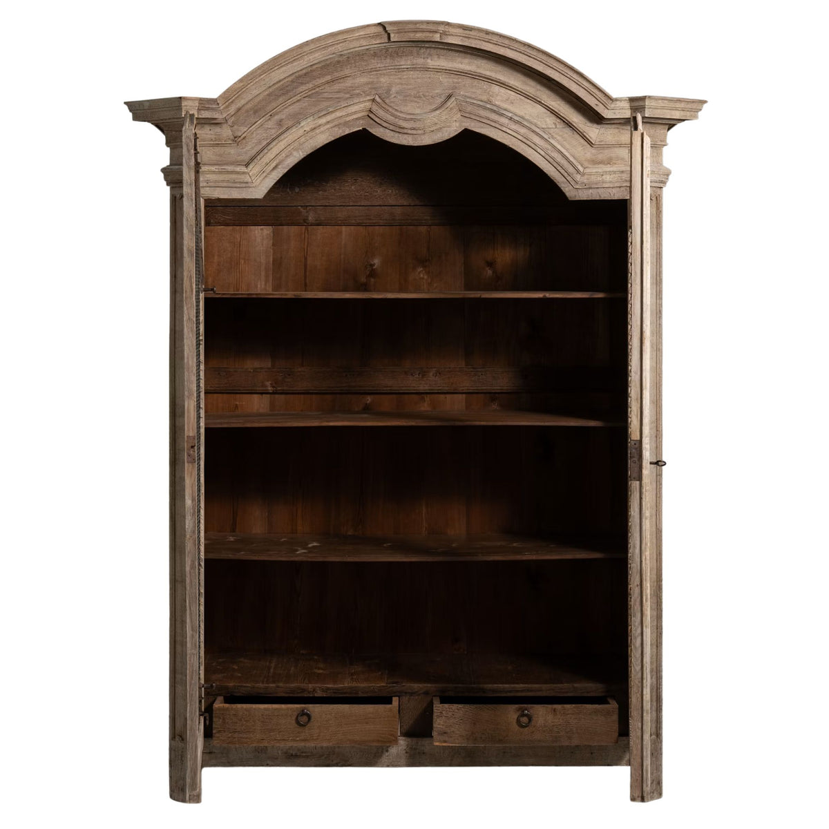 Avignon Antique French Mesh Door Armoire, Circa 1800