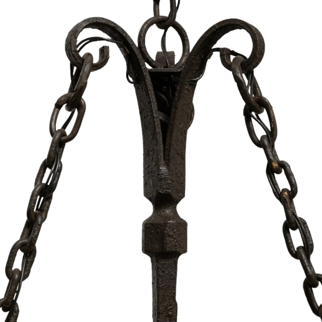 Antique Gothic Revival Chandelier, Circa 1940