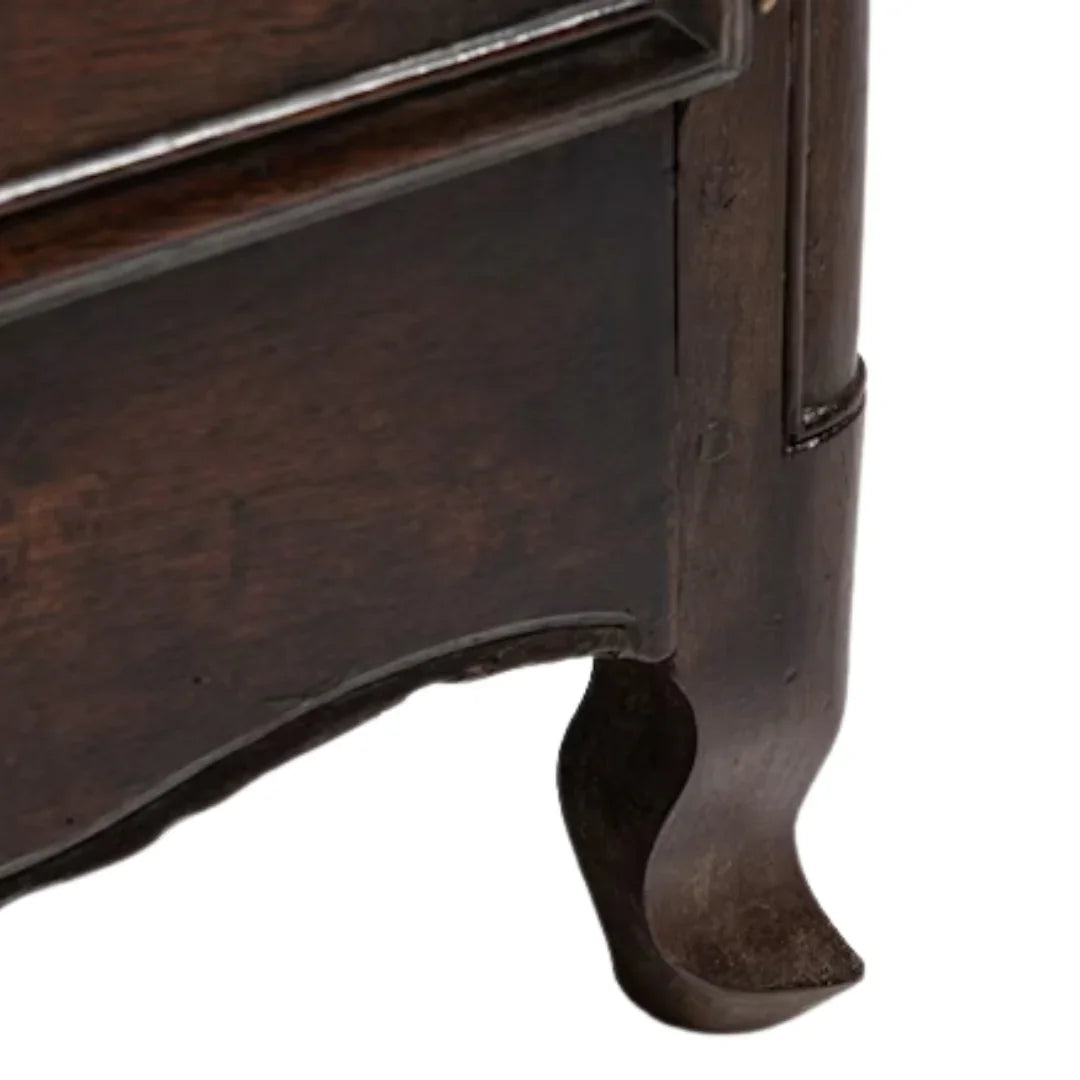 Antique Walnut Curio Sideboard Circa 1800