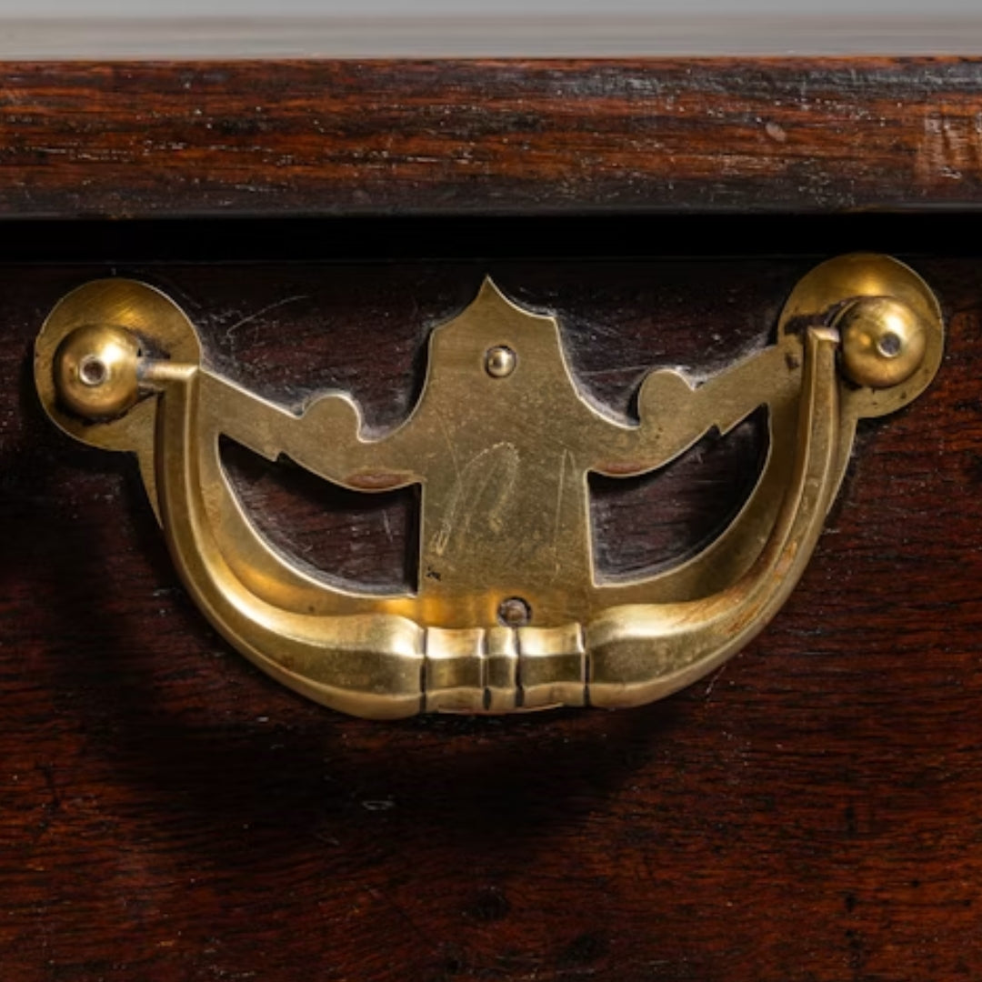 Antique Walnut Curio Sideboard Circa 1800