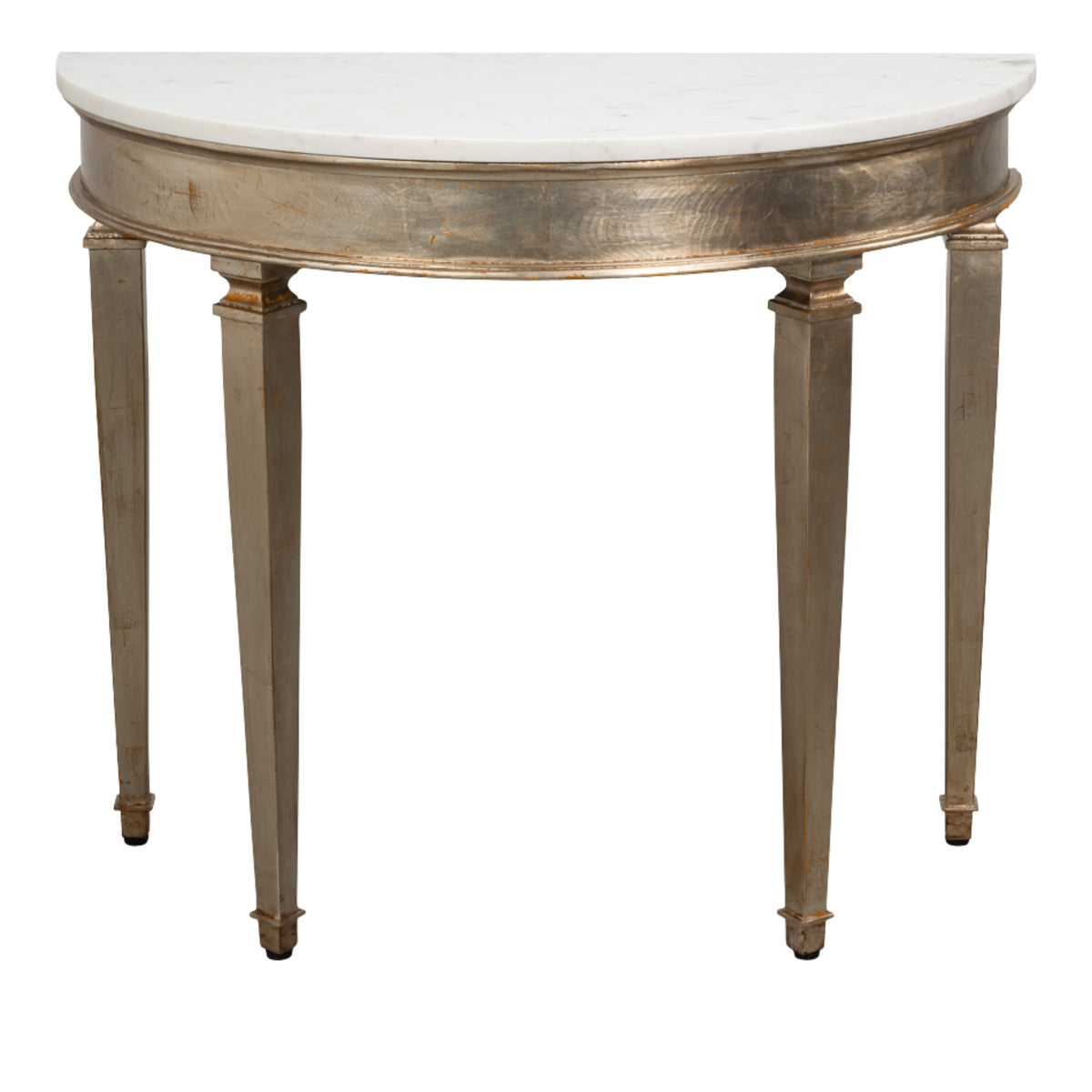 Aurélie Gold & Marble Demilune Console