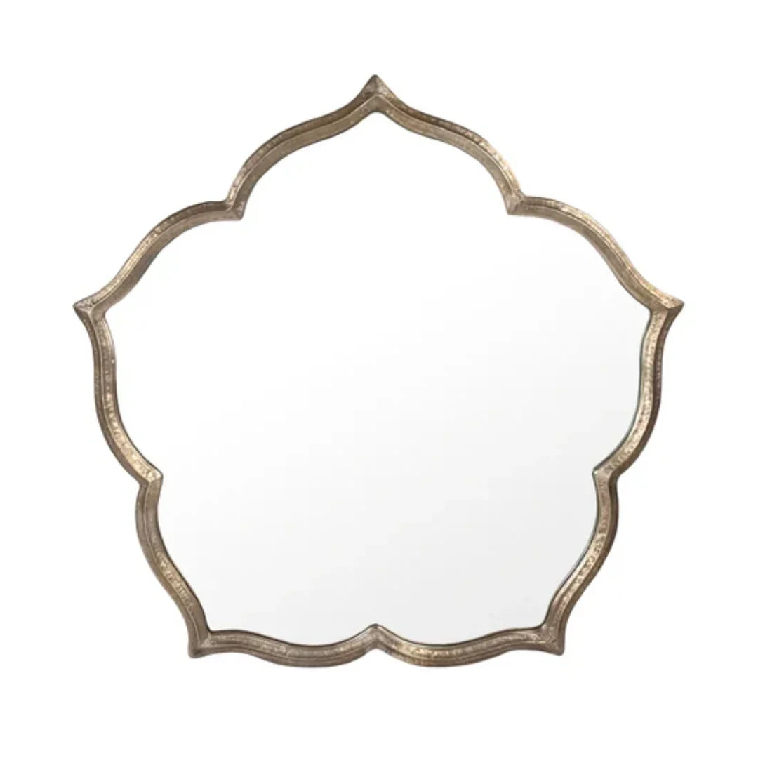 Antique Gold Frame Star Wall Mirror