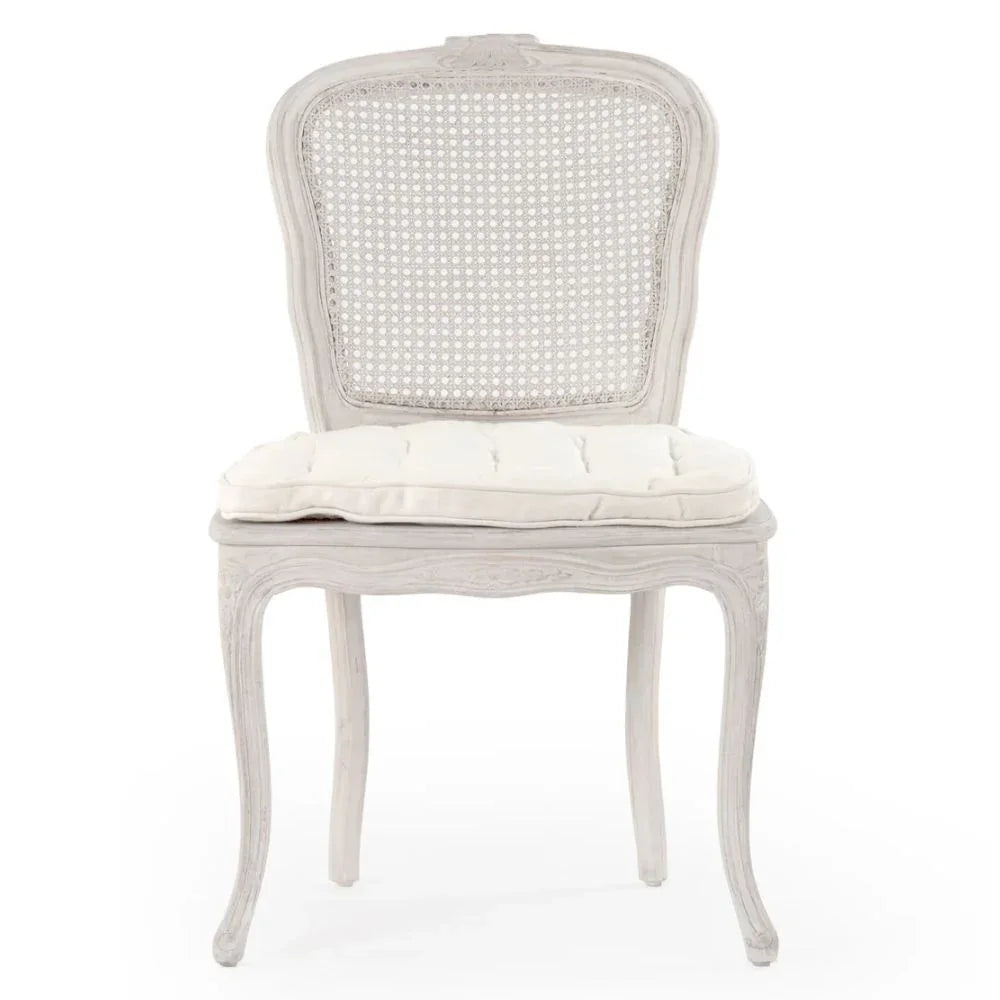 French Shabby Chic Cane Back Chair