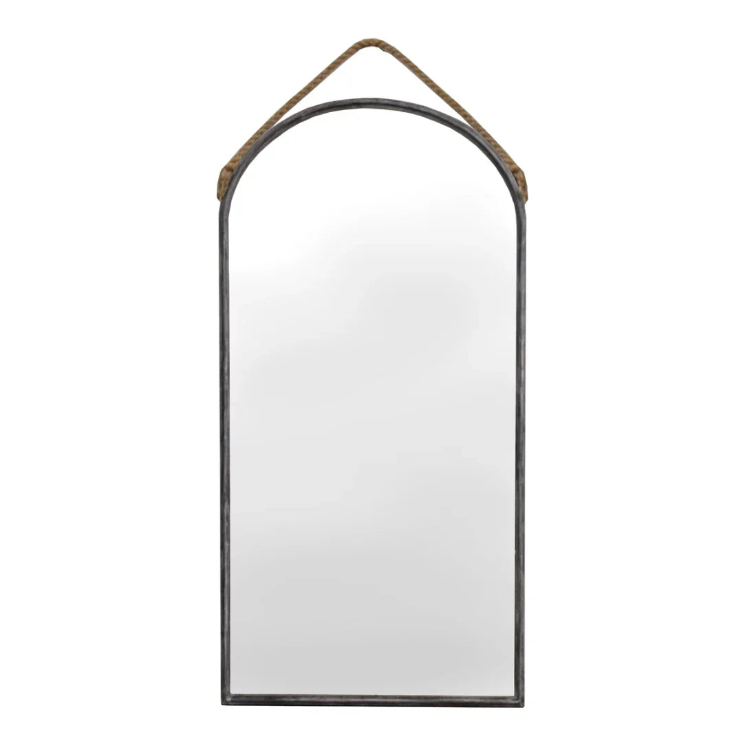 Arched Rope Hanging Mirror