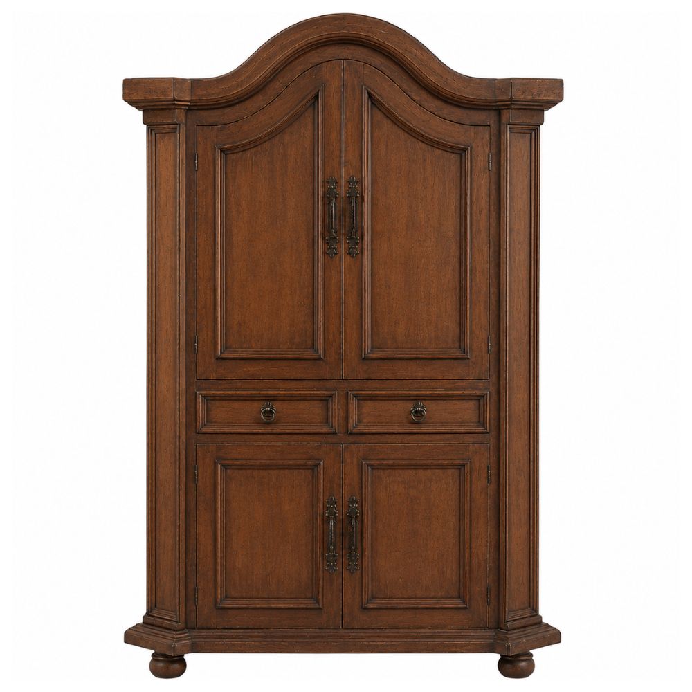 Arched French Country Armoire