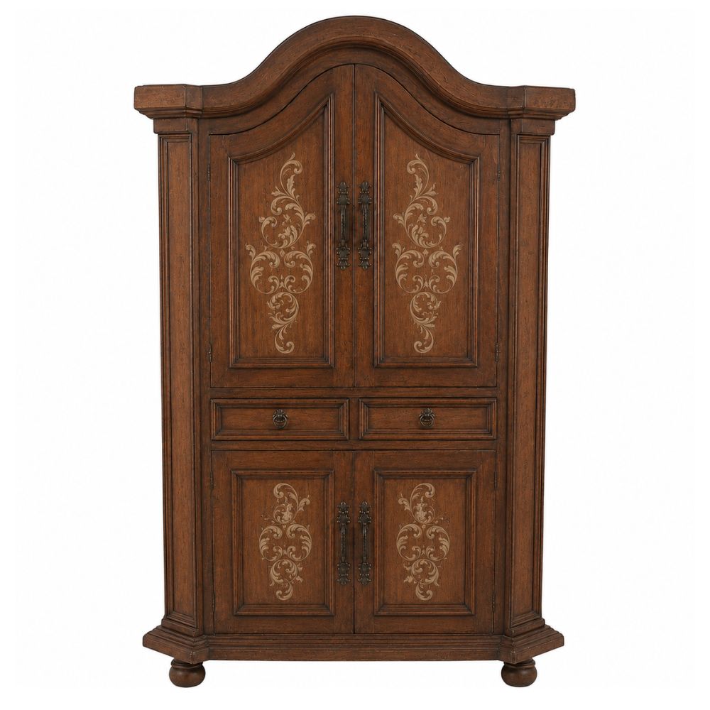 Arched French Country Armoire